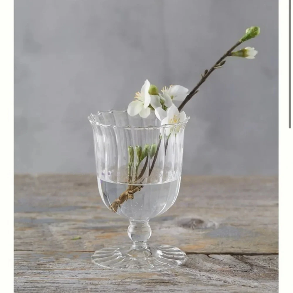 BHLDN Anthropologist Scalloped Glads Vase S. NWT - Picture 1 of 7